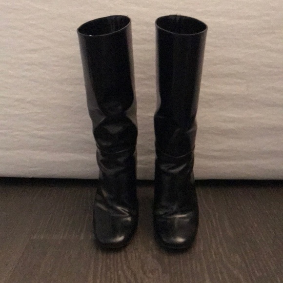 Chloe Shoes - Chloe Black mid-calf leather boots size 36